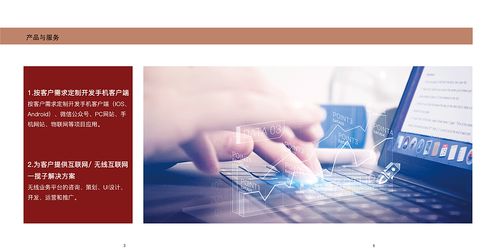 網(wǎng)絡(luò)科技公司產(chǎn)品項(xiàng)目及企業(yè)文化宣傳冊 紅色調(diào)